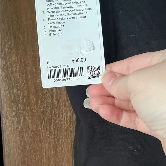 lululemon athletica Scuba high rise short 5” Black Women's Shorts - Picture 7 of 7